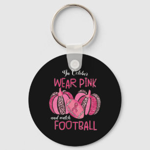 Llavero Octubre Nosotros Usamos Rosa Y Vemos Fútbol Americ