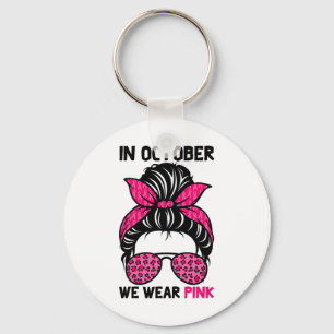 Llavero Octubre: Vemos Cáncer De Mama Rosado Y Desordenado