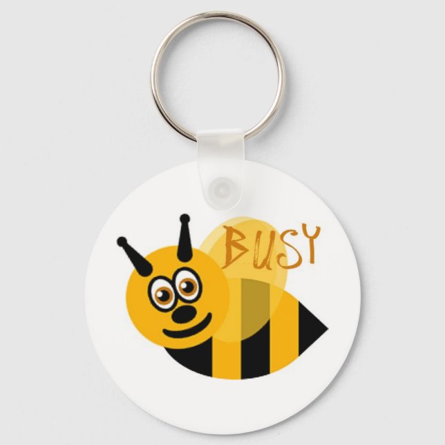 Llavero Ocupado Bumble Bee Cute (Anverso)