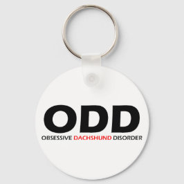 Llavero ODD - Trastorno obsesivo del Dachshund