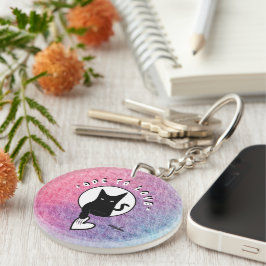 Llavero Ode to Love Cat Keychain - Adiela Akoo