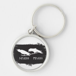 Llavero Odin Raven Crow Viking Mythology corre