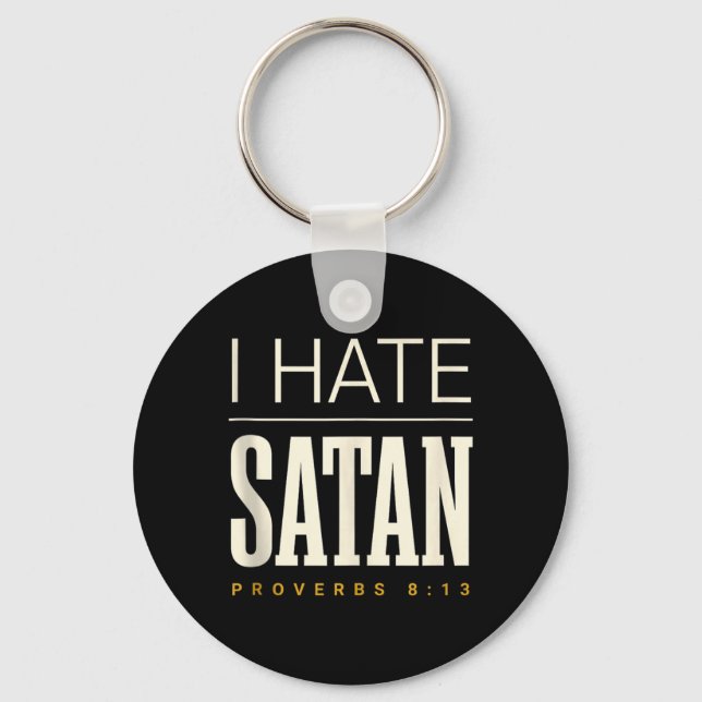 Llavero Odio a Satanás (Anverso)
