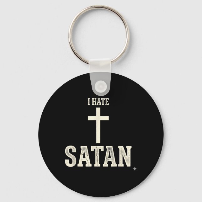 Llavero Odio a Satanás (Anverso)