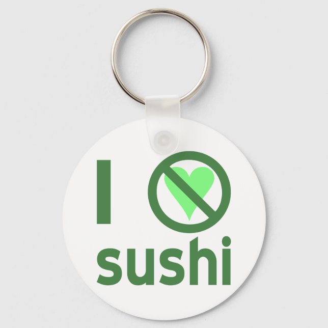 Llavero Odio el sushi (Anverso)