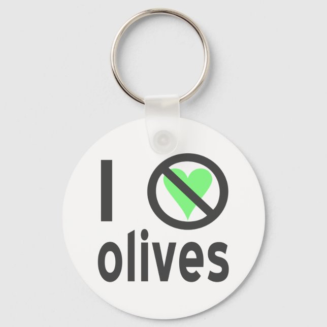 Llavero Odio las aceitunas. No amor (Anverso)