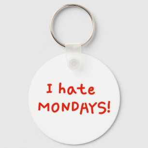 Llavero ¡Odio los lunes!