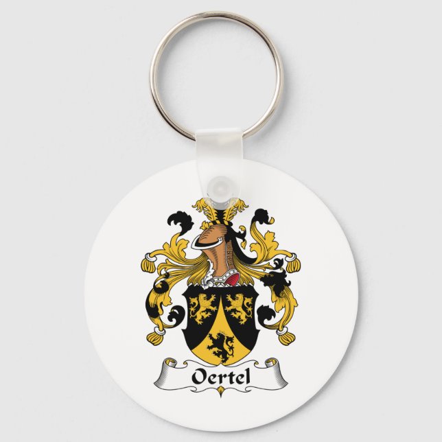 Llavero Oertel Family Crest (Anverso)
