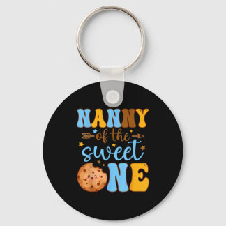 Llavero Of One Nanny Sweet 1st Birthday Cookie