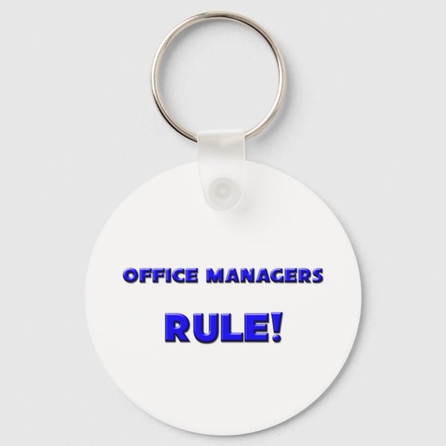 Llavero Office Managers Rule! (Anverso)