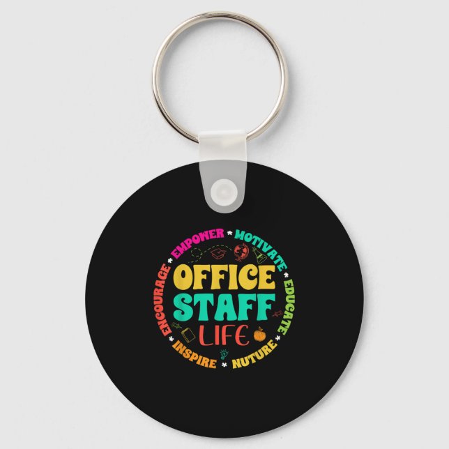 Llavero Office Staff Life - Front Office Squad School Secr (Anverso)