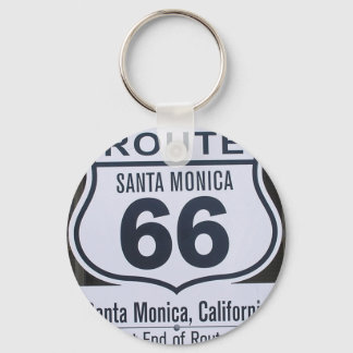 Llavero Official Route 66 end sign santa monica