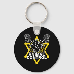 Llavero Oficial de Control de Animales Cazador Gatos Perro