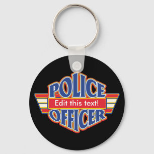 Llavero Oficial de policía personalizado