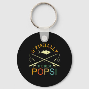 Llavero Ofishally El Mejor Abuelo Pescador Vintage Popsi