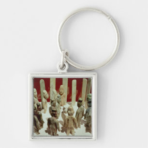 Llavero Ofrecimiento de dieciséis figuras masculinas, del