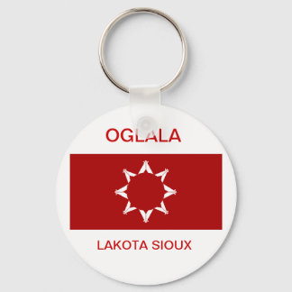 LLAVERO OGLALA LAKOTA SIOUX KEYCHAIN