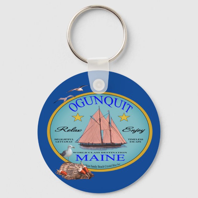 Llavero Ogunquit Maine T-Shirt (Anverso)