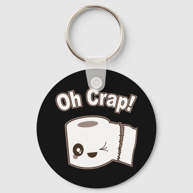 Llavero Oh Crap (Papel higiénico) (Anverso)