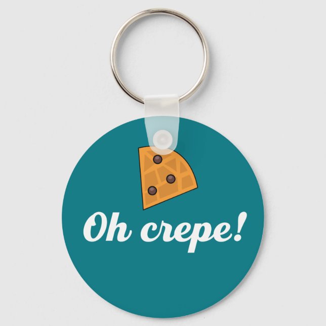 Llavero Oh Crepe Funny Food Punks (Anverso)