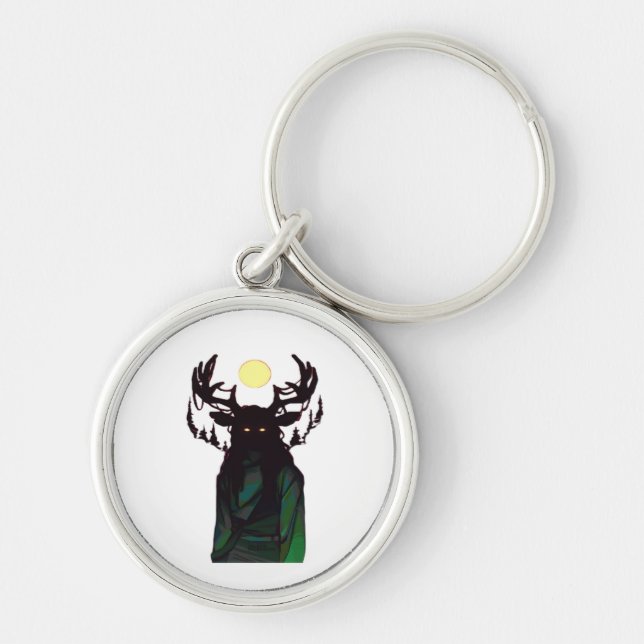 Llavero Oh Deer Diseño Minimalista  (Frente)