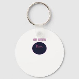 Llavero Oh Deer Estética Moderna