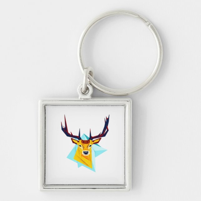 Llavero Oh Deer Minimal Rustic Style  (Frente)