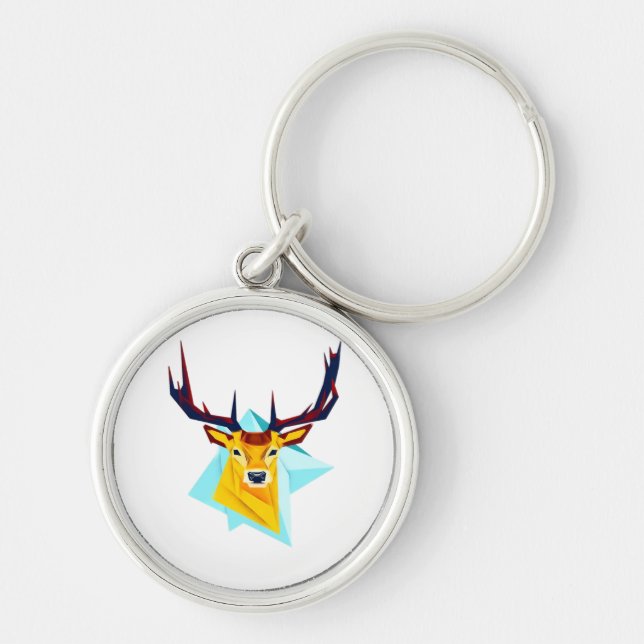 Llavero Oh Deer Minimal Rustic Style  (Frente)