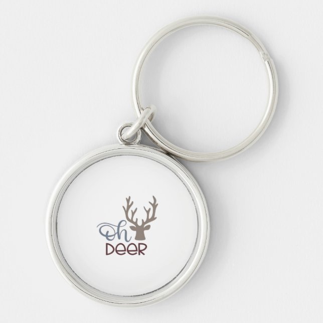 Llavero Oh Deer Retro Classic Design  (Frente)