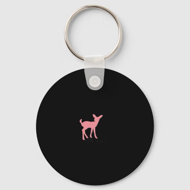 Llavero Oh Deer Retro Classic Style Keychain (Anverso)