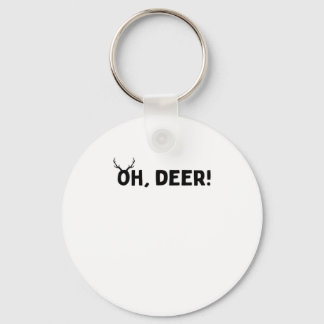 Llavero Oh Deer Simple Aesthetic Keychain