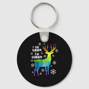 Llavero Oh Deer, Soy Navidades Lesbianas Gays De Lgbt.