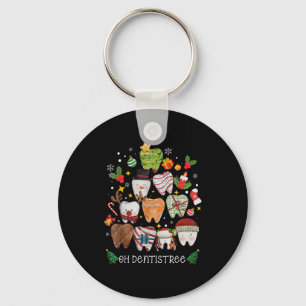 Llavero Oh Dentistree Feliz Navidad Dental Divertido Dient