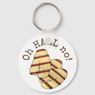 Llavero Oh HALL (Infierno) ¡No! Halloumi Quese Foodie a la