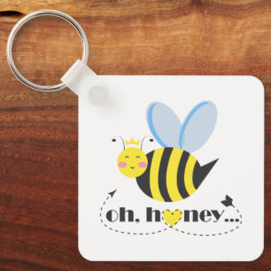 Llavero Oh Honey Valentines reina Bee personaje con tiara