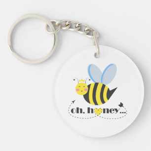 Llavero Oh Honey Valentines reina Bee personaje con tiara