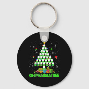 Llavero Oh Pharmatree Farmacia del árbol de Navidad Medica