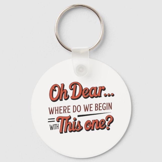 Llavero Oh Querido Clarificador (Anverso)