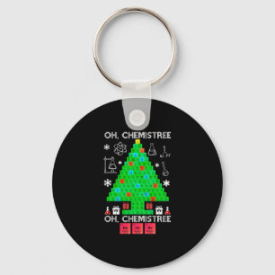 Llavero Oh Químist Chemist Tree Funny Science Navidades