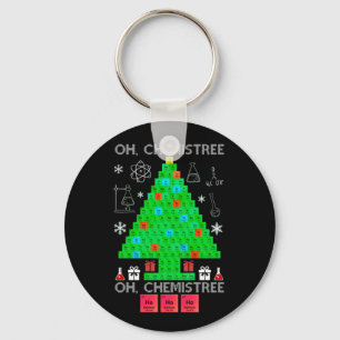Llavero Oh Químist Chemist Tree Funny Science Navidades