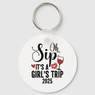 Llavero Oh Sip It A Chicas Viaje De Fin De Semana 2025 Chi