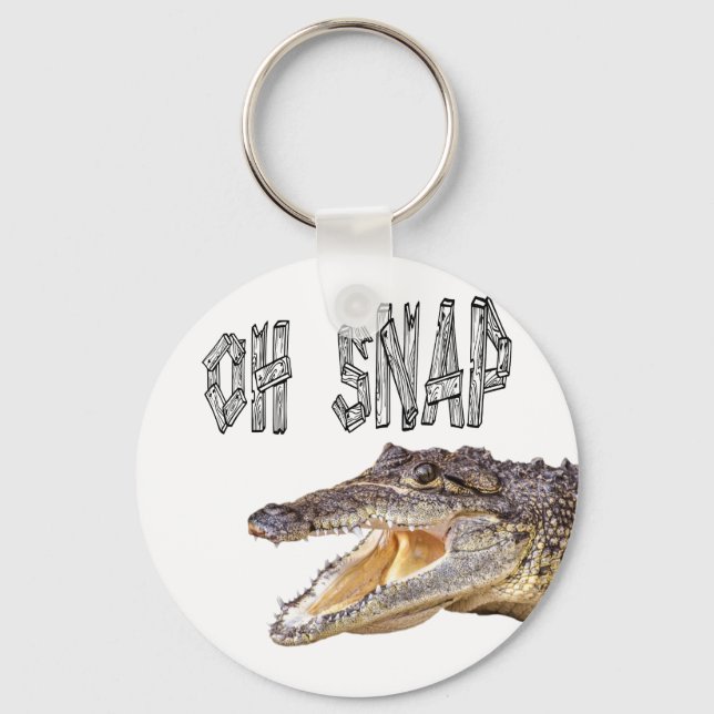 Llavero OH SNAP - Gator enojado (Anverso)