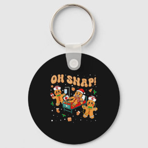 Llavero Oh Snap Pan de Jengibre Enfermera Divertida Enferm