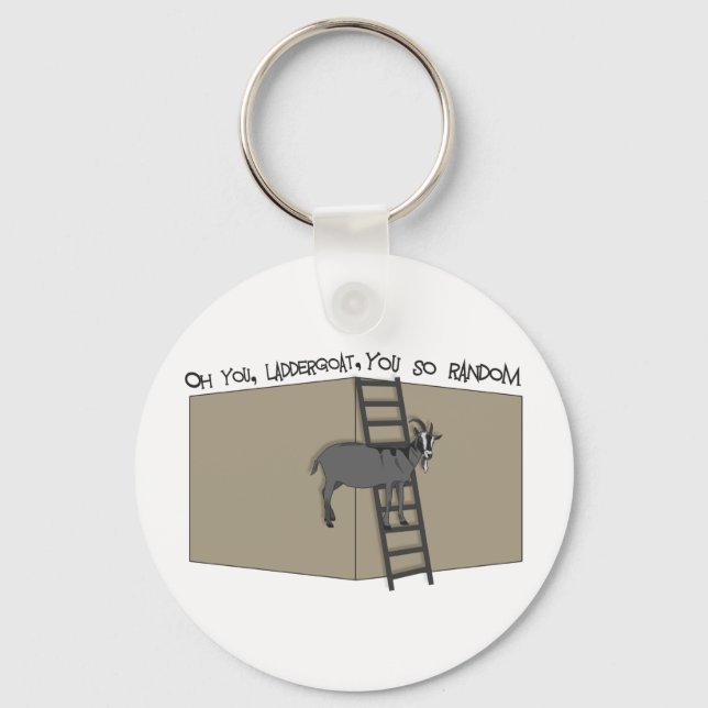 Llavero Oh Tú, LadderGoat, eres tan aleatorio (Anverso)