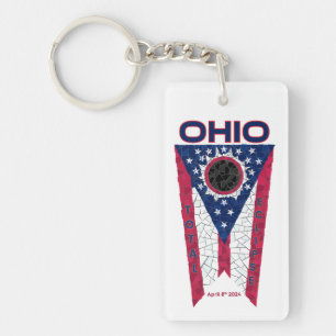 Llavero Ohio Eclipse Total Keychain Acrílico