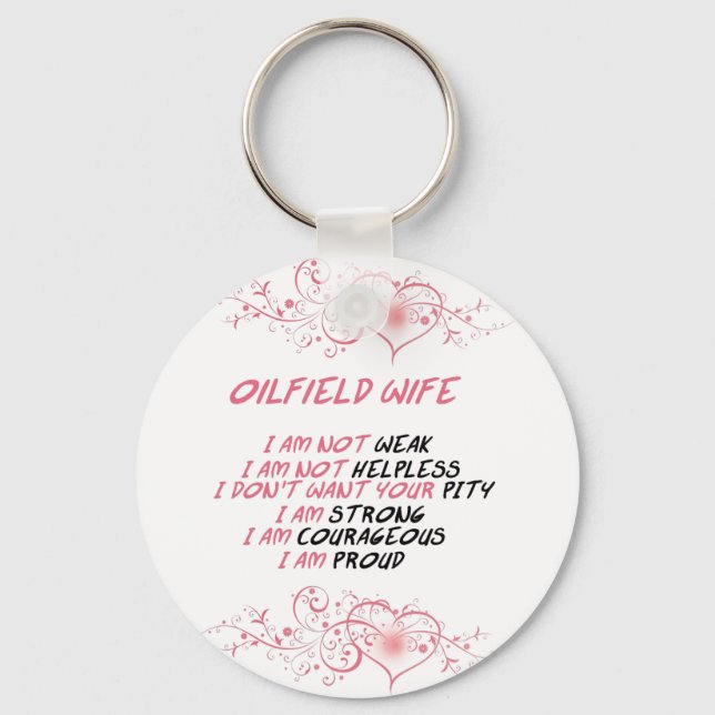Llavero Oilfield Wife (Anverso)