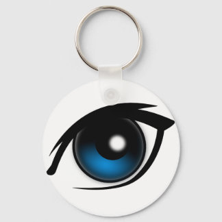 Llavero ojo azul personalizado