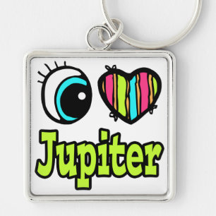 Llavero Ojo Brillante Corazón Amo Júpiter