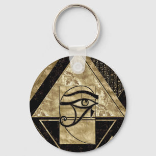 Llavero Ojo de Horus - Relación dorada