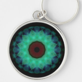 Llavero Ojo Verde azulado del mal